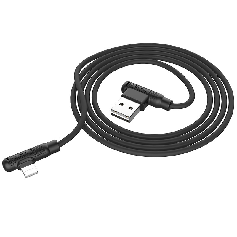 Cablu Date Lightning, Hoco X46, Pleasure Silicone 1m Negru thumb
