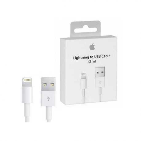 Cablu Date Lightning to Usb Apple  2m Alb thumb