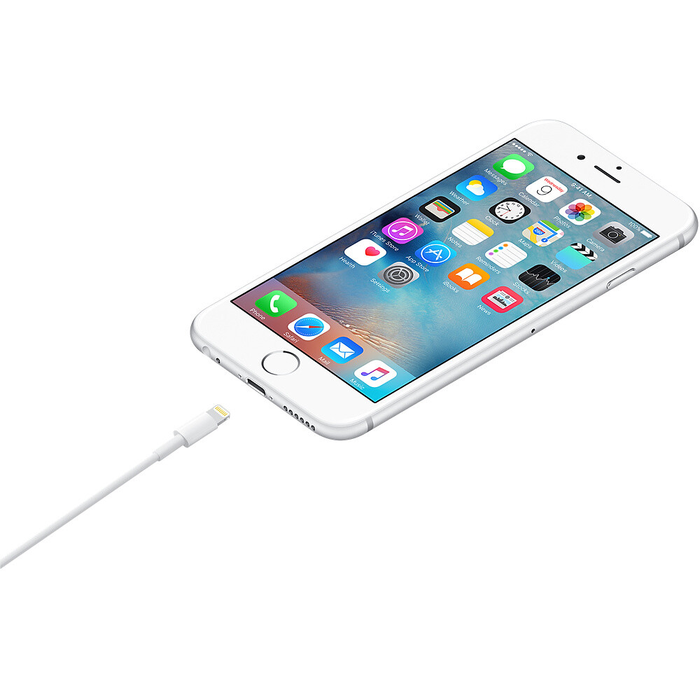 Cablu Date Lightning to Usb Apple 1m Alb thumb