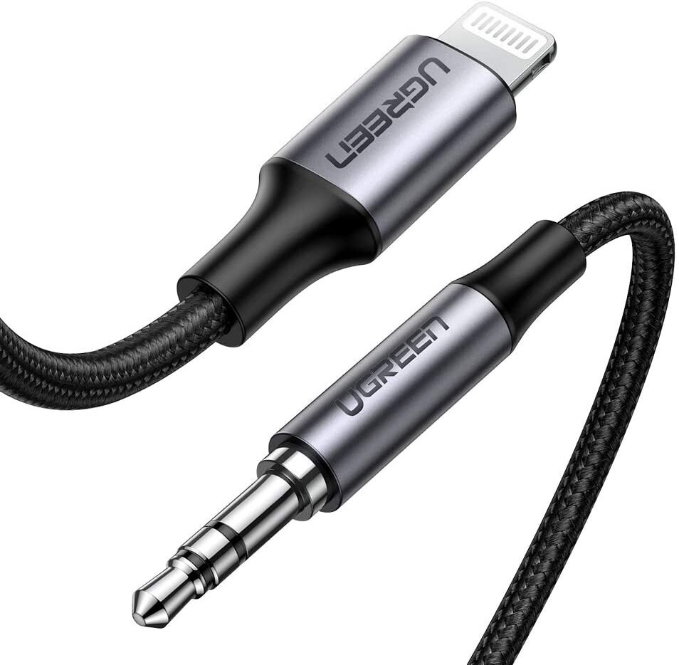 Cablu Date Lightning Ugreen Ouput Jack 3.5mm 1m Negru thumb