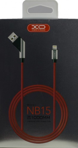 Cablu date lightning, XO NB15 Rosu thumb