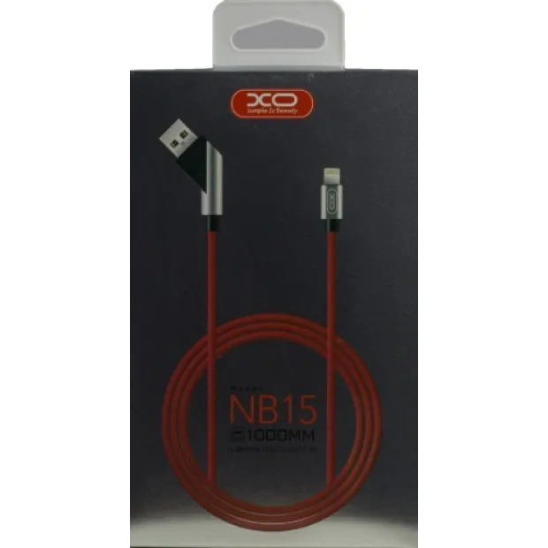 Cablu date lightning, XO NB15 Rosu