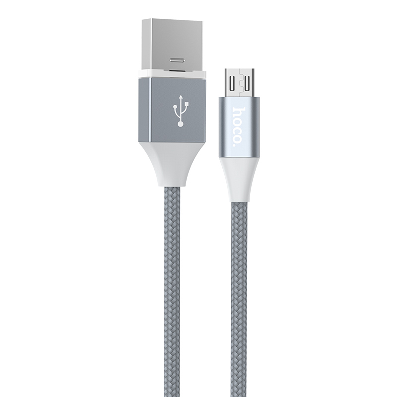 Cablu date magnetic Micro USB U40B Hoco 1m Gri thumb