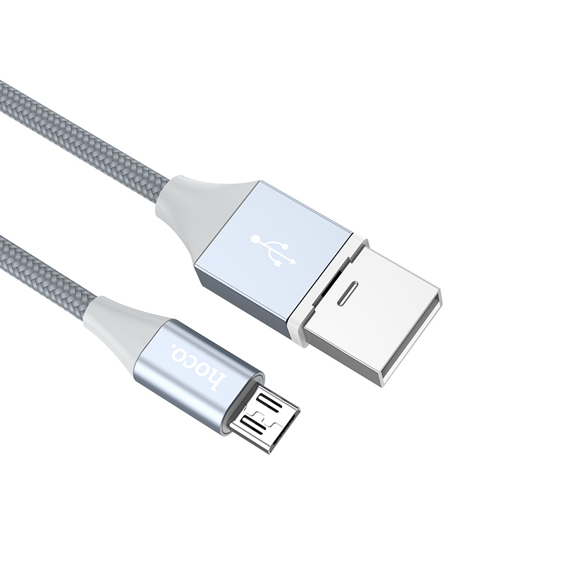 Cablu date magnetic Micro USB U40B Hoco 1m Gri thumb