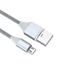 Cablu date magnetic Micro USB U40B Hoco 1m Gri