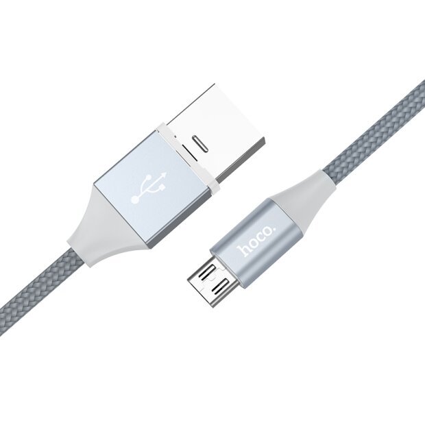 Cablu date magnetic Micro USB U40B Hoco 1m Gri