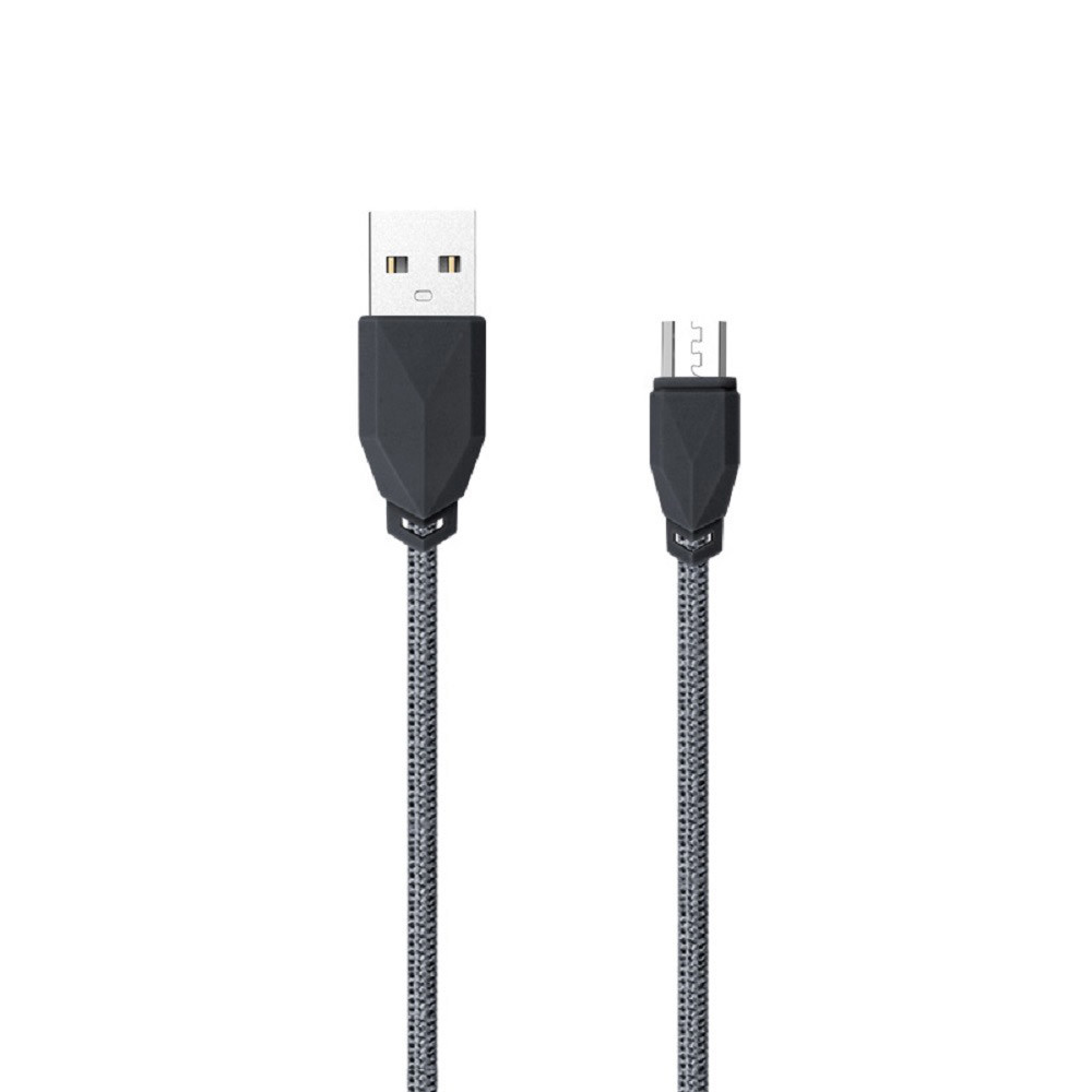 Cablu Date Micro Usb Awei Textil 1m Gri thumb