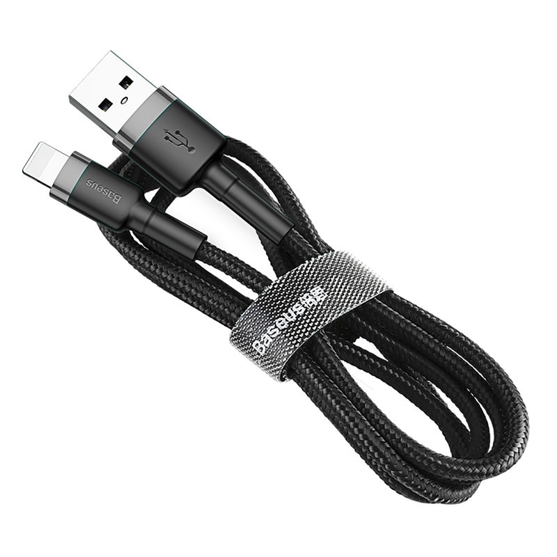 Cablu Date Micro Usb Baseus Cafule  2.4A 0.5m Gri thumb