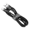 Cablu Date Micro Usb Baseus Cafule  2.4A 0.5m Gri