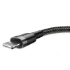 Cablu Date Micro Usb Baseus Cafule  2.4A 0.5m Gri