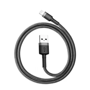 Cablu Date Micro Usb Baseus Cafule  2.4A 0.5m Gri