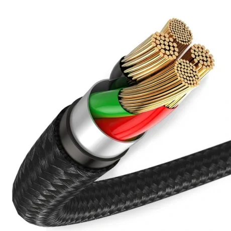 Cablu Date Micro Usb Baseus Halo  3A 0.5m Negru