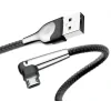 Cablu Date Micro Usb Baseus MVP Mobile  2.4A 1m Negru