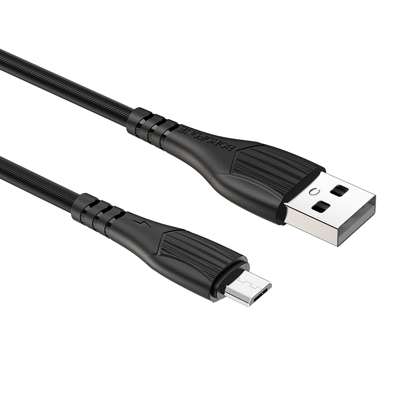 Cablu Date Micro Usb Borofone BX37 Wieldy 1m Negru thumb