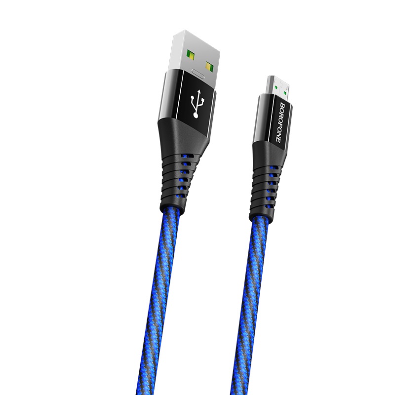 Cablu Date Micro USB BU13 Negru Borofone thumb