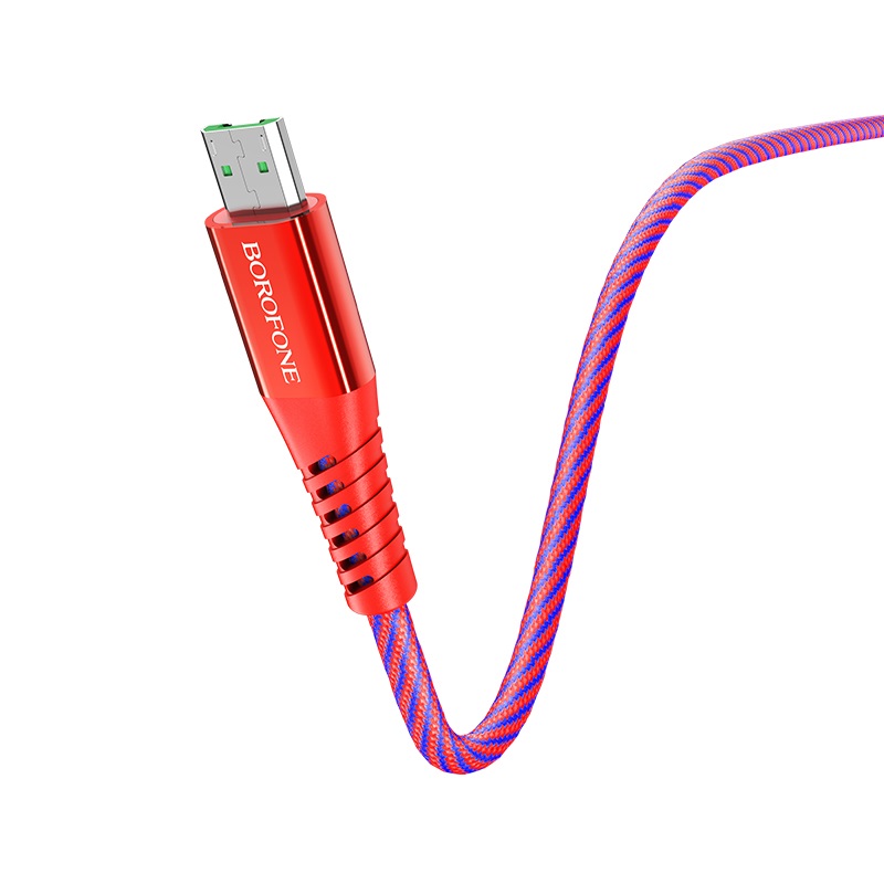 Cablu Date Micro USB BU13 Rosu Borofone thumb