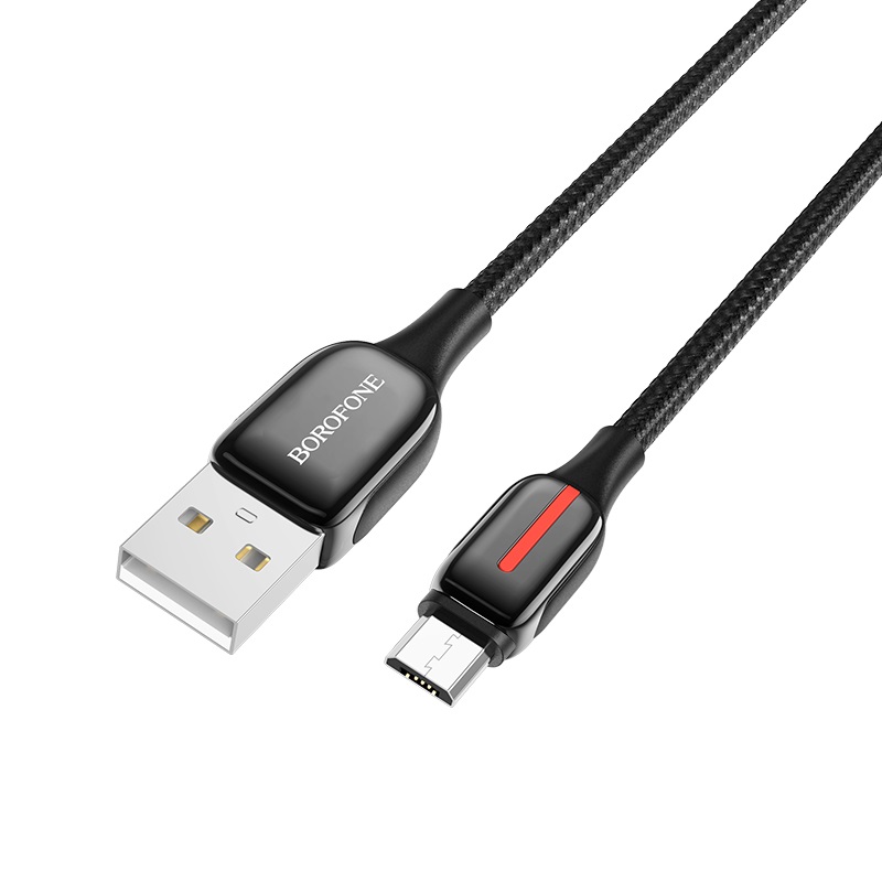 Cablu Date Micro USB BU14 Negru Borofone thumb