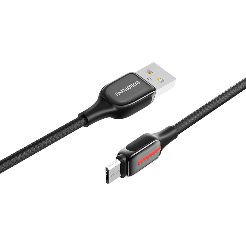 Cablu Date Micro USB BU14 Negru Borofone thumb