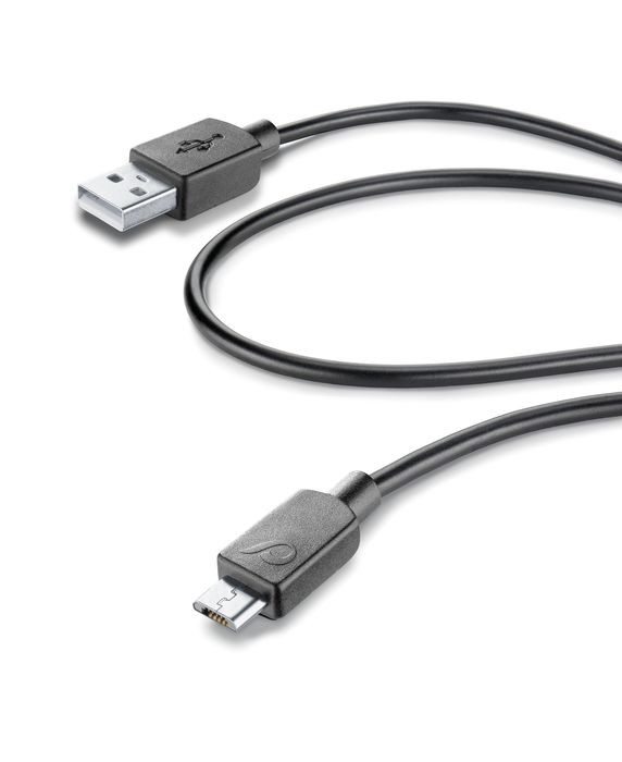 Cablu Date Micro Usb Cellularline 0.6m Negru thumb