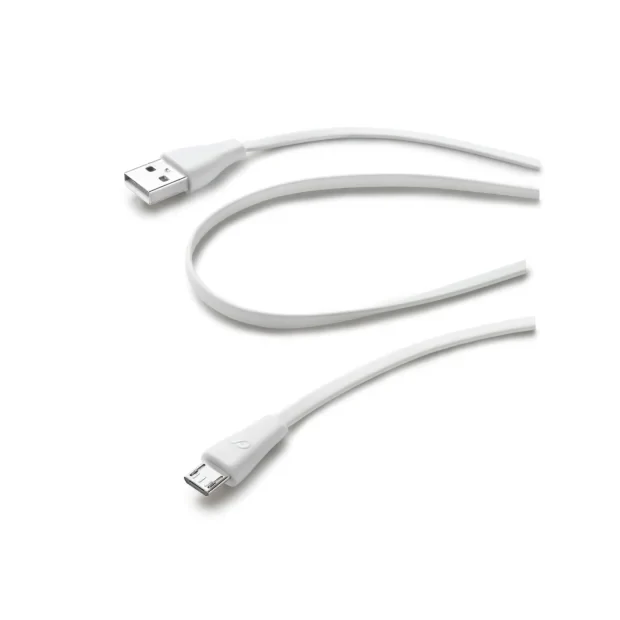 Cablu Date Micro Usb Cellularline USBDATACMICROUSBW
 Negru