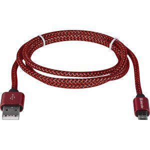 Cablu Date Micro Usb Defender PRO USB2.0 2.1A 1m Rosu