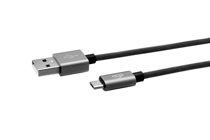 Cablu Date Micro Usb Ego  3A 2m Gri thumb