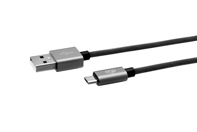 Cablu Date Micro Usb Ego  3A 0.3m Gri thumb
