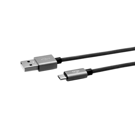 Cablu Date Micro Usb Ego  3A 0.3m Gri