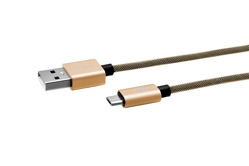 Cablu Date Micro Usb Ego  3A 1m Auriu thumb