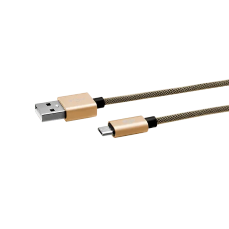 Cablu Date Micro Usb Ego  3A 2m Auriu