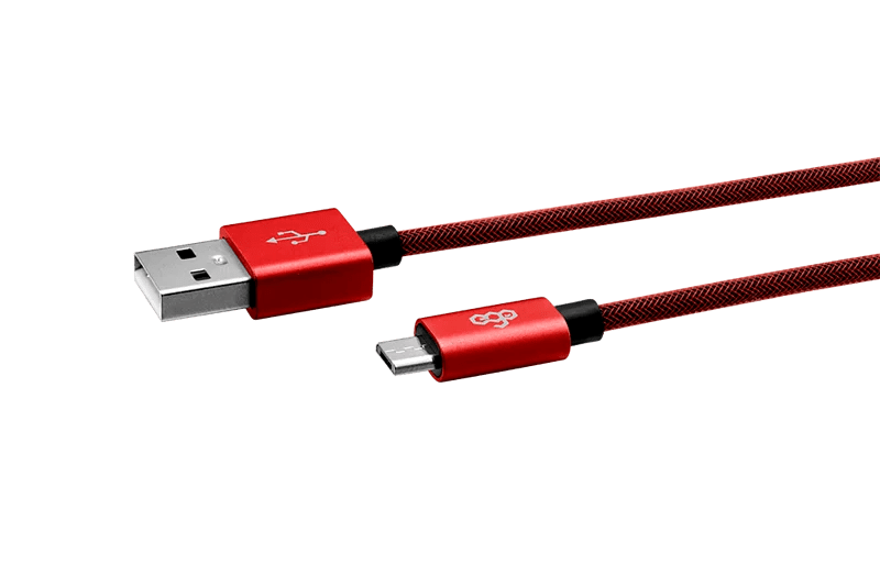 Cablu Date Micro Usb Ego  3A 2m Rosu thumb