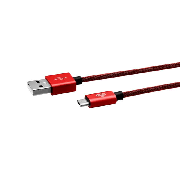 Cablu Date Micro Usb Ego  3A 2m Rosu