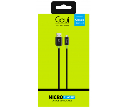 Cablu Date Micro Usb Goui Classic G-MC01K 1.5m Negru thumb