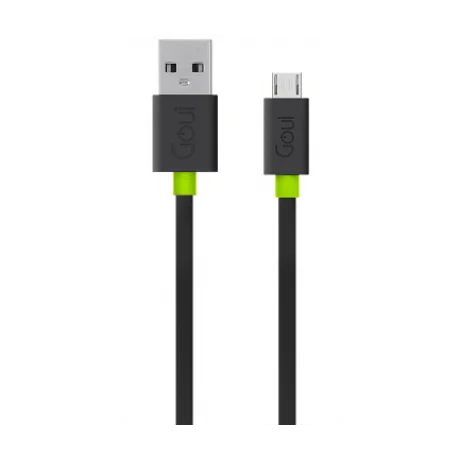 Cablu Date Micro Usb Goui Flat G-MICROFALTK 1.5m Negru
