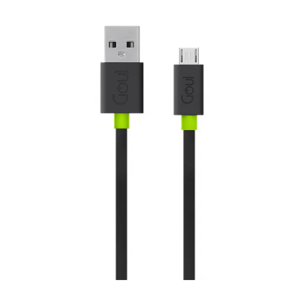 Cablu Date Micro Usb Goui Flat G-MICROFALTK 1.5m Negru