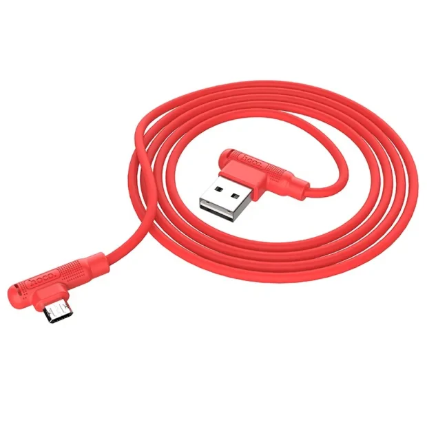 Cablu Date Micro Usb Hoco X46 Pleasure Silicone 1m Rosu