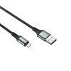 Cablu Date Micro Usb - Lightning Borofone BU24 Cool Silicone 1.2m Negru