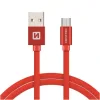 Cablu Date Micro Usb Swissten Textil, 1.2m Rosu