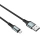 Cablu Date Micro Usb to Micro Usb Borofone BU24 Cool Silicone 1.2m Negru