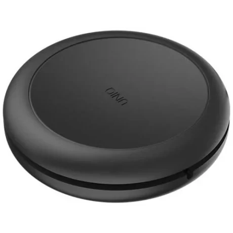 Cablu Date Usb la Lightning Uniq Halo cu Organizator 12W 1.2m Negru