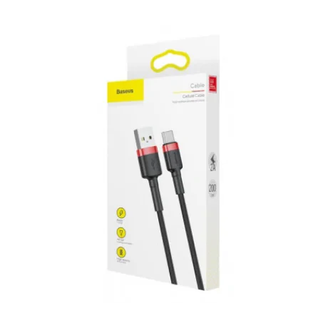 Cablu Date Type C Baseus Cafule 2A 2m Negru