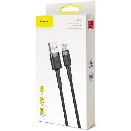 Cablu Date Type C Baseus Cafule 2A 3m Gri