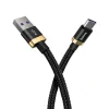 Cablu Date Type C Baseus Purple Gold Red  QC 3.0 40W 5A 1m Negru-Auriu