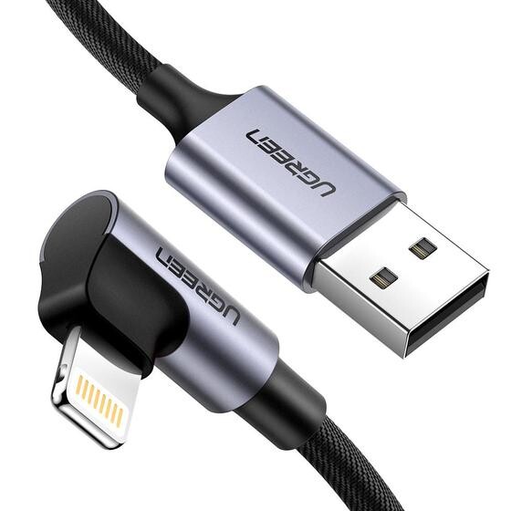 Cablu Date USB la Lightning Ugreen 18W 1m Negru thumb