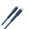 Cablu Date Type C la Lightning Uniq Flex 3A 1.2m Albastru