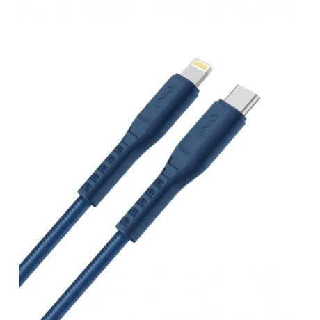 Cablu Date Type C la Lightning Uniq Flex 3A 1.2m Albastru