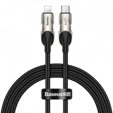 Cablu Date Type C la Lightning Baseus Fish Eye PD 18W 1m Negru thumb