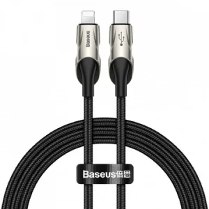 Cablu Date Type C la Lightning Baseus Fish Eye PD 18W 1m Negru