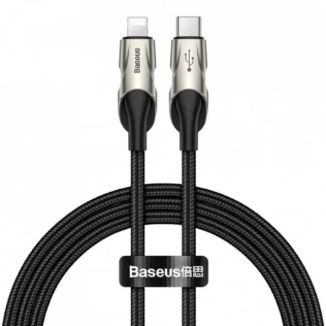 Cablu Date Type C la Lightning Baseus Fish Eye PD 18W 1m Negru