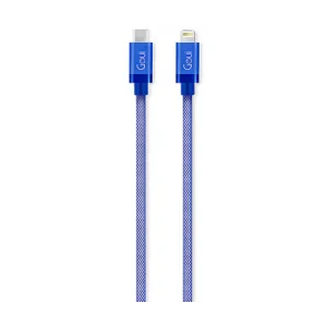 Cablu Date Type C to Lightning Goui Metallic G-METALLICC94-B 1m Albastru